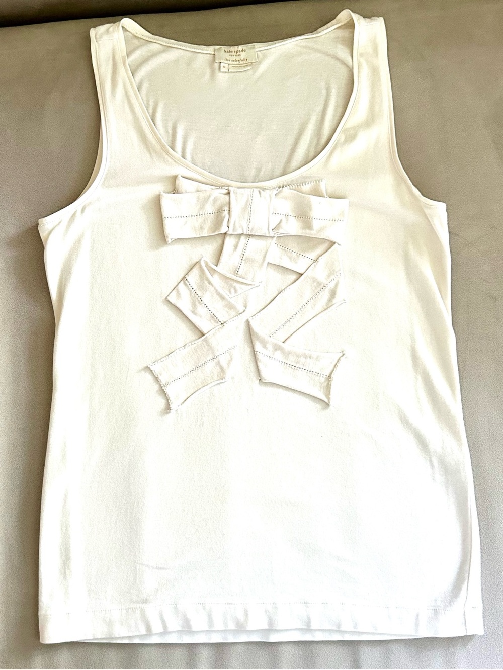 kate spade Sleeveless Tank with Ribbon